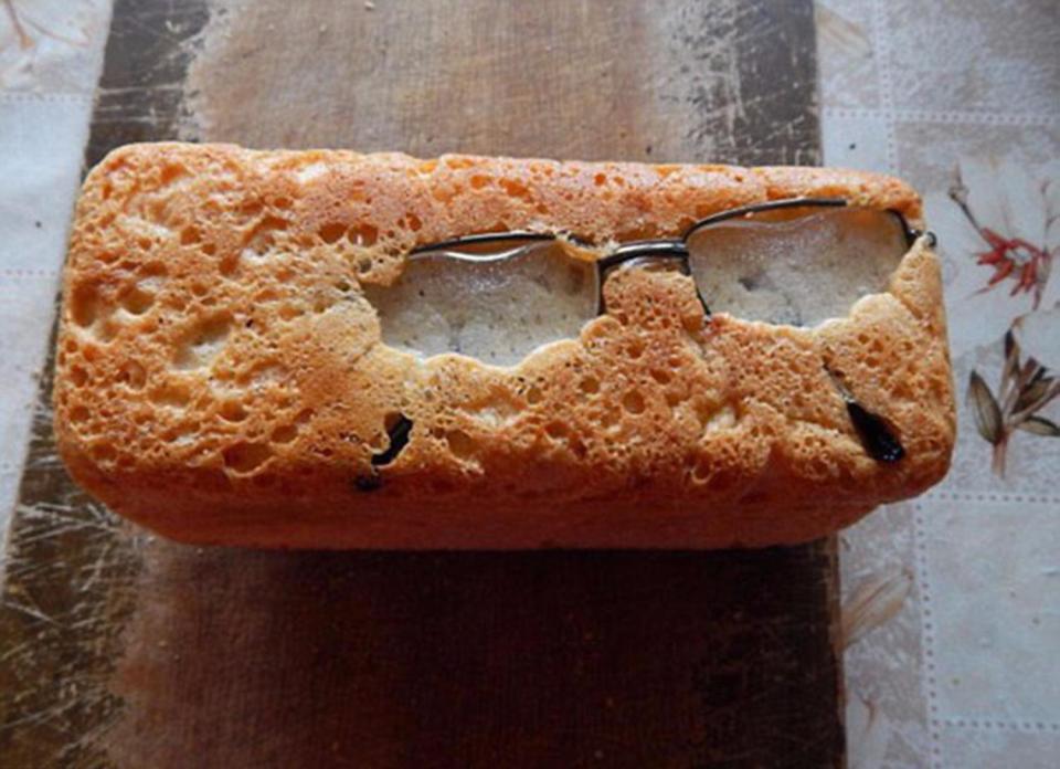 Casser lunettes gateau cuisine