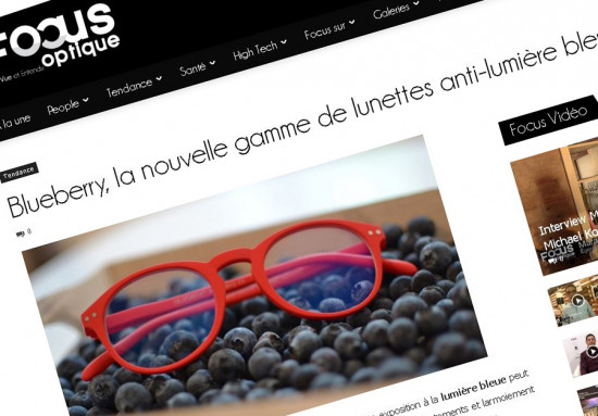 Blueberry Glasses FOcus optique