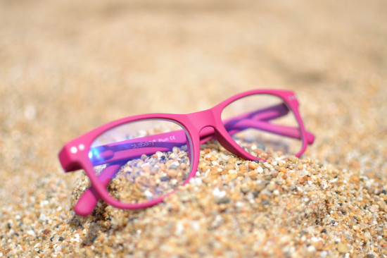 lunettes roses blueberry UV400